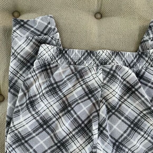 Victoria’s Secret Grey Plaid Long Pajama PJ Set M - Picture 5 of 10